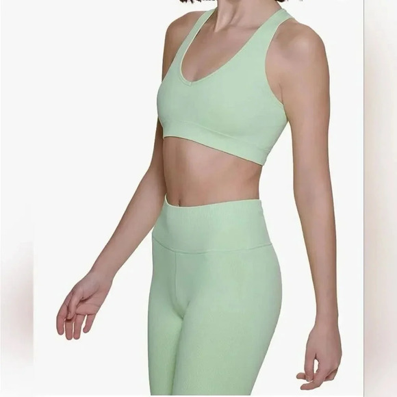 Calvin Klein Performance Women's Ribbed Sports Bra - Key Lime - Size M BRAND NEW - Picture 7 of 7